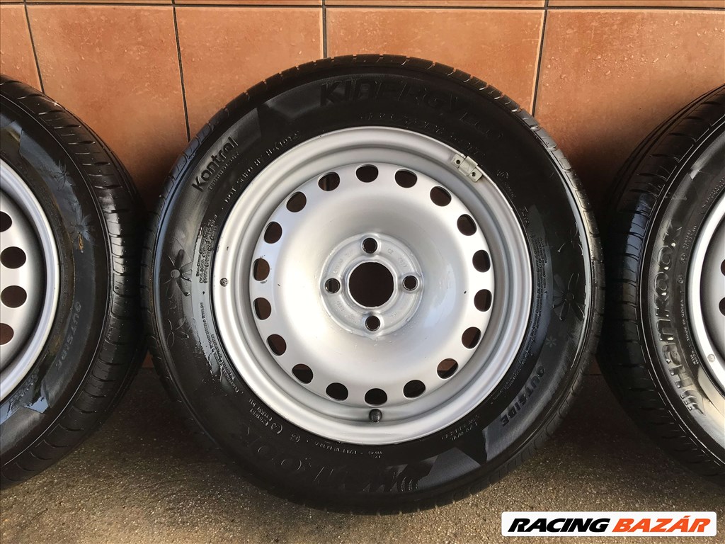 VW 14" LEMEZFELNI 4X100 NYRI 175/60R14 GUMIVAL OLCSÓN!!!! 4. kép