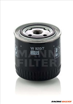 MANN-FILTER W 920/7 Olajszűrő - MAZDA, AUDI, BMW, OPEL, PORSCHE, MERCEDES-BENZ, MITSUBISHI