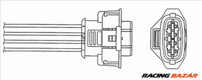 NGK 1705 Lambdaszonda - OPEL, VAUXHALL, FIAT