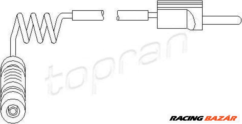 TOPRAN 401458 Fékbetét kopás visszajelző - MERCEDES-BENZ 1. kép