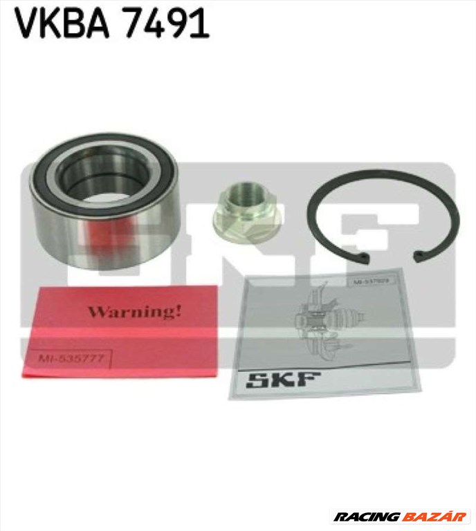 SKF VKBA 7491 Kerékcsapágy készlet - HONDA 1. kép