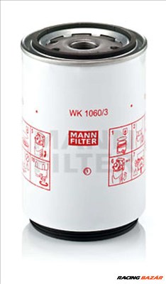 MANN-FILTER WK 1060/3 x Üzemanyagszűrő - VOLKSWAGEN, MITSUBISHI, TOYOTA, RENAULT, PEUGEOT, MAZDA, SUZUKI
