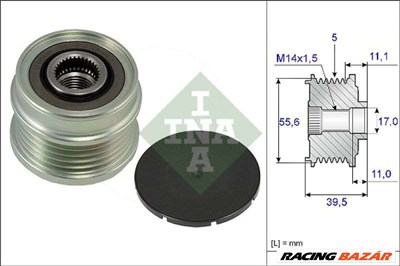 INA 535 0218 10 Generátor szabadonfutó - VOLVO, FORD