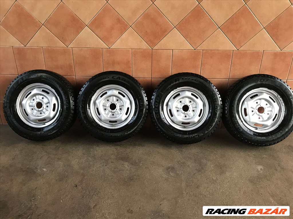 FORD TRANSIT 16" LEMEZFELNI 5X160 TÉLI 215/75R16C GUMIVAL OLCSÓN!!!! 1. kép