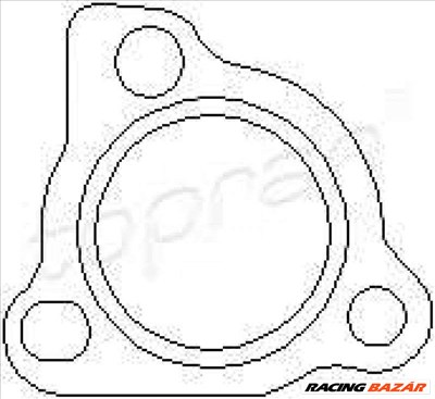 TOPRAN 109116 Turbó tömítés - AUDI, VOLKSWAGEN, SEAT, SKODA