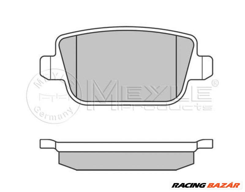 MEYLE 025 245 3715/PD Fékbetét - LAND ROVER, VOLVO, FORD 1. kép