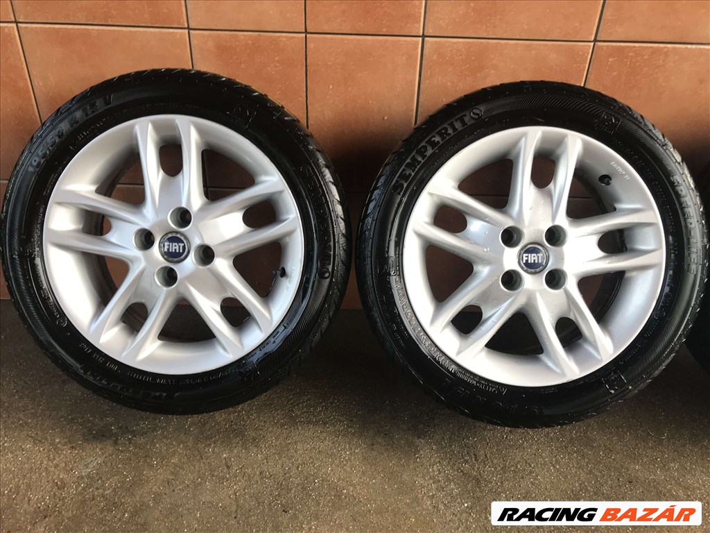 FIAT 15" ALUFELNI 4X98 NYÁRI 195/50R15 GUMIVAL OLCSÓN!!!!! 2. kép