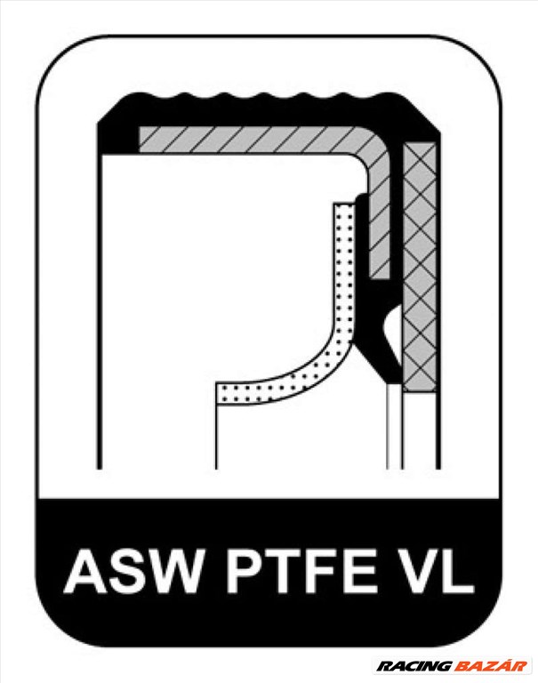 ELRING 369901 Főtengely szimmering - FORD, MERCEDES-BENZ, CITROEN, LAND ROVER, OPEL, NISSAN, SUZUKI 1. kép