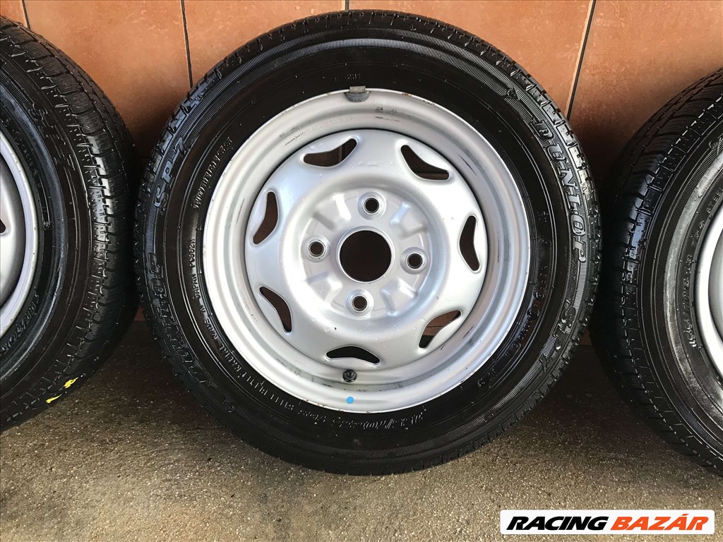 SUZUKI SWIFT 13" LEMEZFELNI 4X114,3 NYÁRI 155/70R13 GUMIVAL OLCSÓN!!!! 4. kép