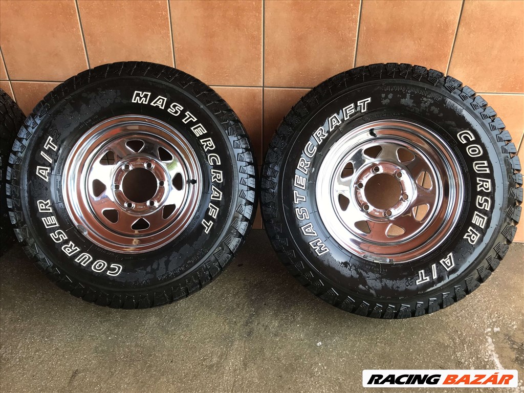  MANGELS 15" KRÓMKERÉK 6X139,7 TEREP 31"X10,5"R15 GUMIKKAL OLCSÓN!!!!!! 3. kép