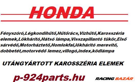 Honda motorháztető  2. kép