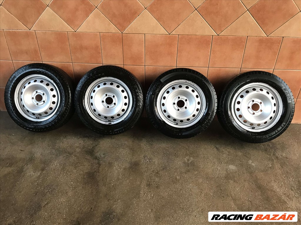 OPEL VIVARO 16" LEMEZFELNI 5X118 NYÁRI 205/65R16C GUMIKKAL!!!! 1. kép