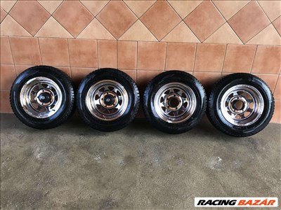 SUZUKI VITARA 15" KRÓM KERÉK 5X139,7 TÉLI 205/70R15 GUMIVAL OLCSÓN!!!!