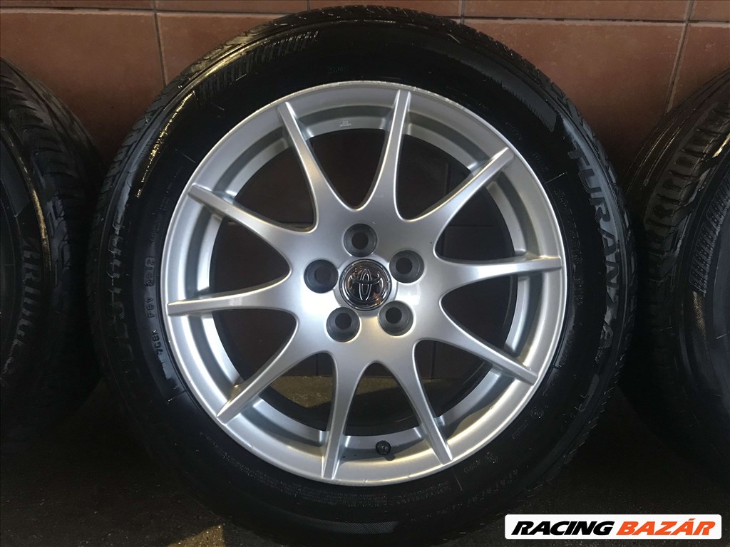 TOYOTA AVENSIS 16" ALUFELNI 5X100 NYÁRI 205/55R16 GUMIVAL OLCSÓN!!!!!!!!! 4. kép