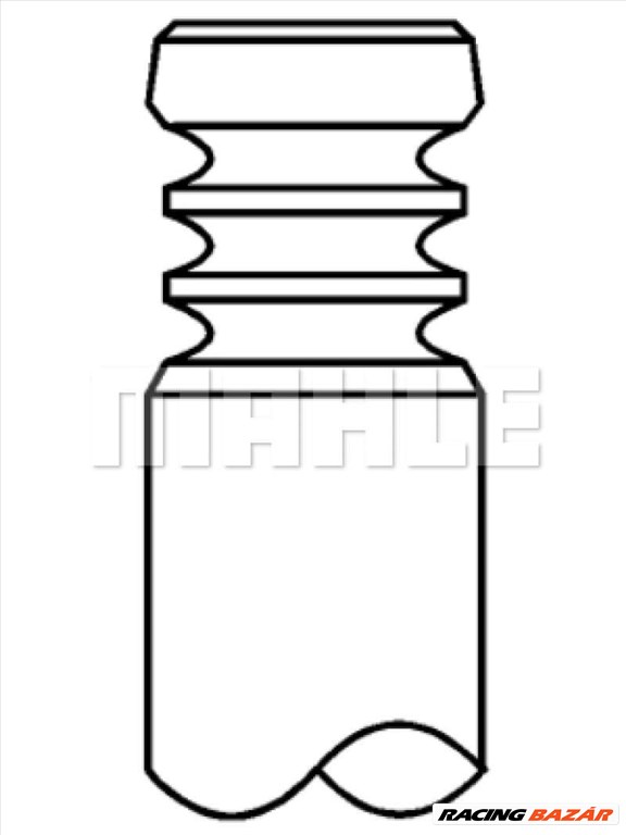 MAHLE ORIGINAL 227VA30955000 Kipufogószelep - PORSCHE, BMW, PEUGEOT, HONDA, VOLVO, VAUXHALL, FORD 1. kép