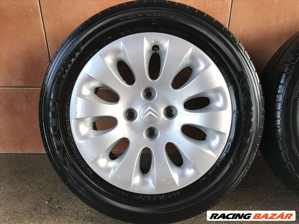 CITROEN 15" ALUFELNI 4X108 NYÁRI 185/65R15 GUMIVAL OLCSÓN!!!!! 4. kép