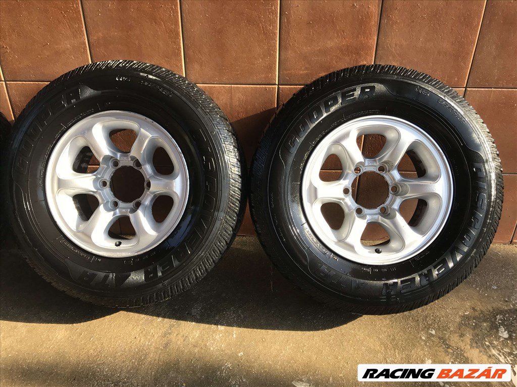 MITSUBISHI  L-200 15" ALUFELNI 6X139,7 NÉGYÉVSZAKOS 235/75R15 GUMIVAL!!!! 3. kép