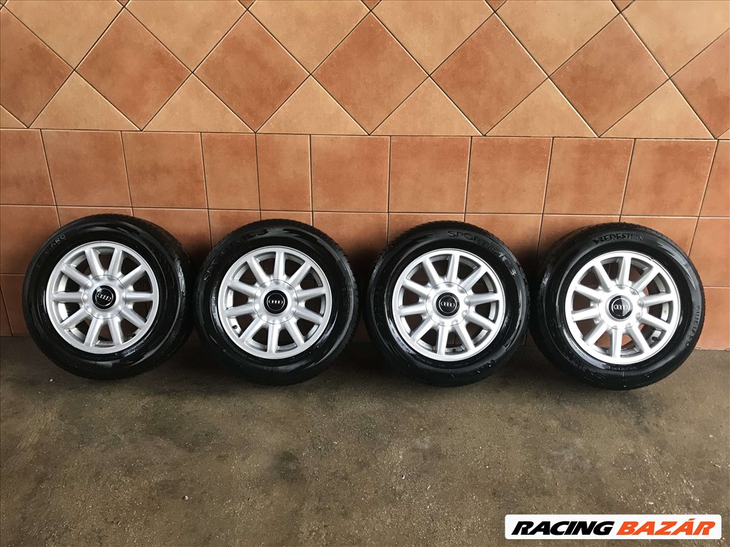  AUDI RS2 15" ALUFELNI 5X112 NYÁRI 205/60R15 GUMIVAL OLCSÓN!!!! 1. kép