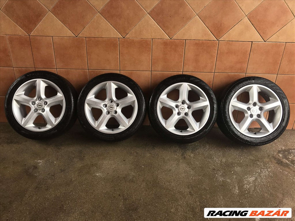 OPEL 17" ALUFELNI 5X110 NYÁRI 225/45R17 GUMIVAL OLCSÓN!!!!!!!!! 1. kép