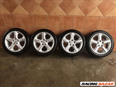 OPEL 17" ALUFELNI 5X110 NYÁRI 225/45R17 GUMIVAL OLCSÓN!!!!!!!!!