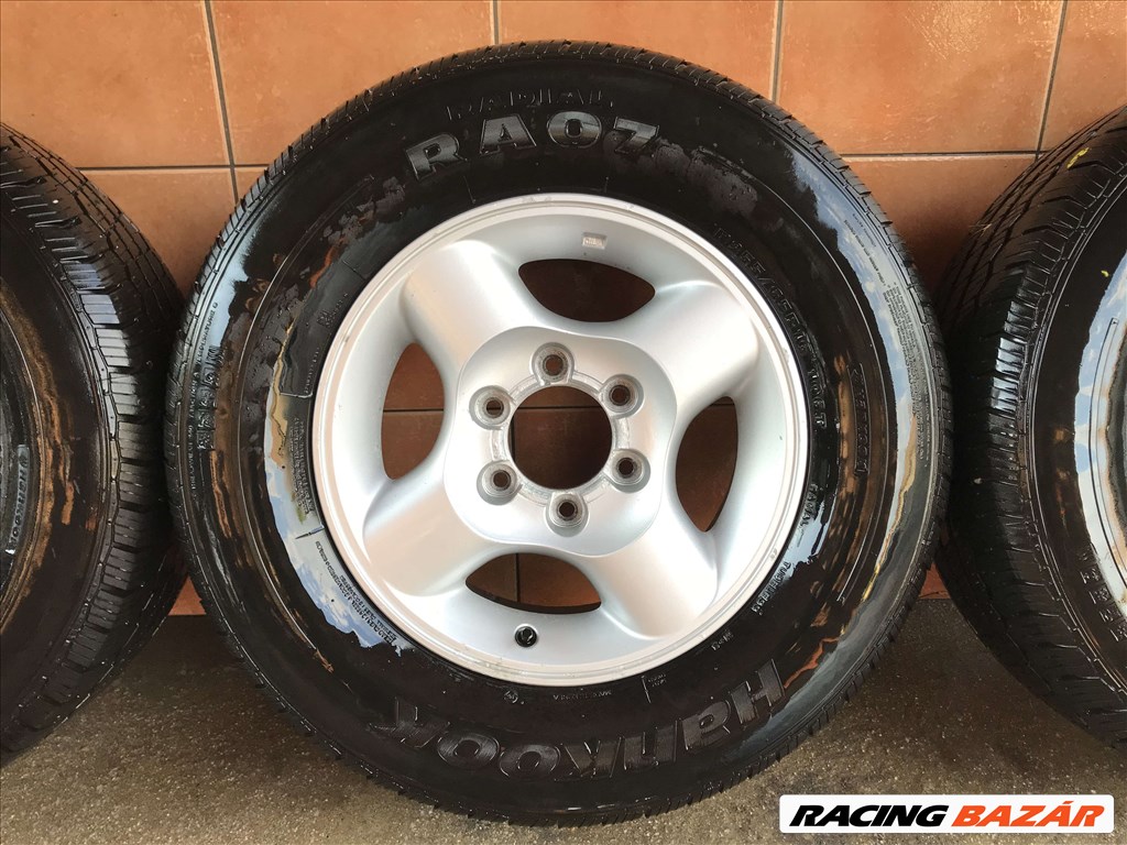  NISSAN NAVARA 16" ALUFELNI 6X139,7 NÉGY ÉVSZAKOS 255/65R16 GUMIVAL OLCSÓN!!!!! 4. kép