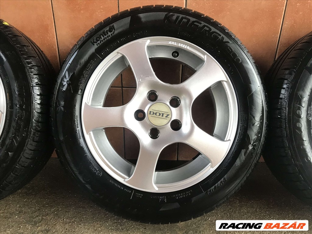  DOTZ 14" ALUFELNI 5X100 NYÁRI ÚJSZERŰ 185/60R14 GUMIKKAL OLCSÓN!!!! 4. kép