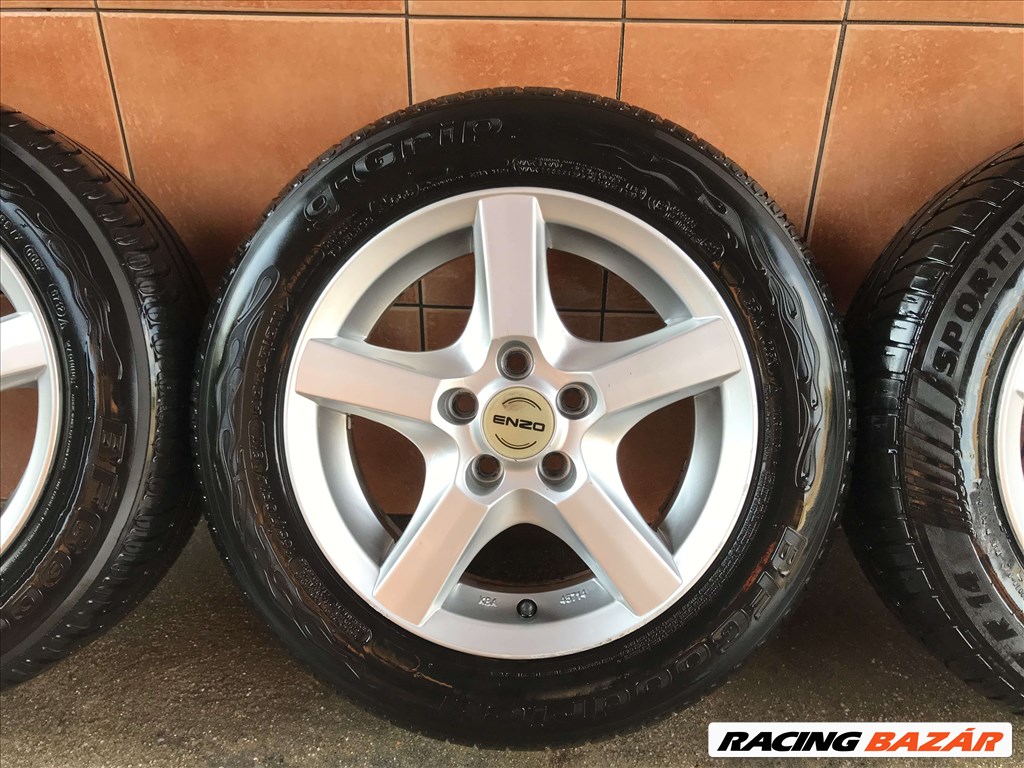 ENZO 14" ALUFELNI 5X100 NYÁRI 165/70R14 GUMIVAL OLCSÓN!!! 4. kép