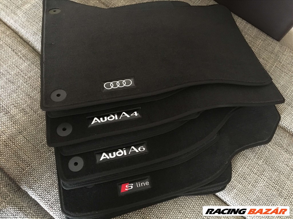 Audi méretpontos szőnyeg szett-gyári lefogato patentekkel-prémium minőség-minden tipushoz 5. kép