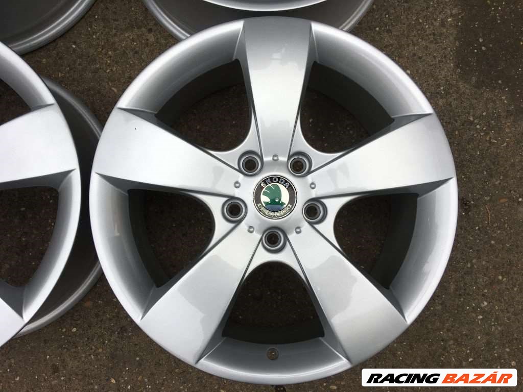 4db gyári 17″ Skoda alufelni. (245) 2. kép