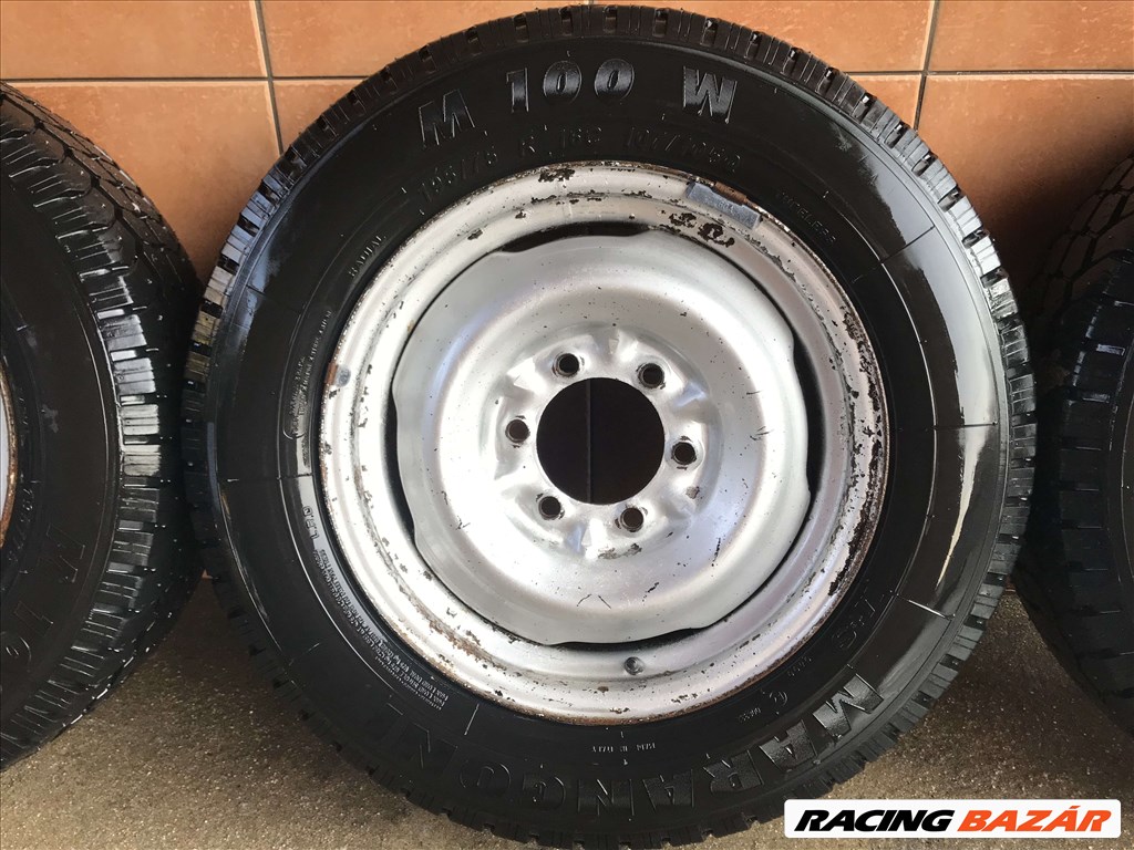 TEREPJÁRÓ 16" LEMEZFELNI 6X139,7 NÉGY ÉVSZAKOS 195/75R16C GUMIKKAL OLCSÓN!!!!!! 4. kép