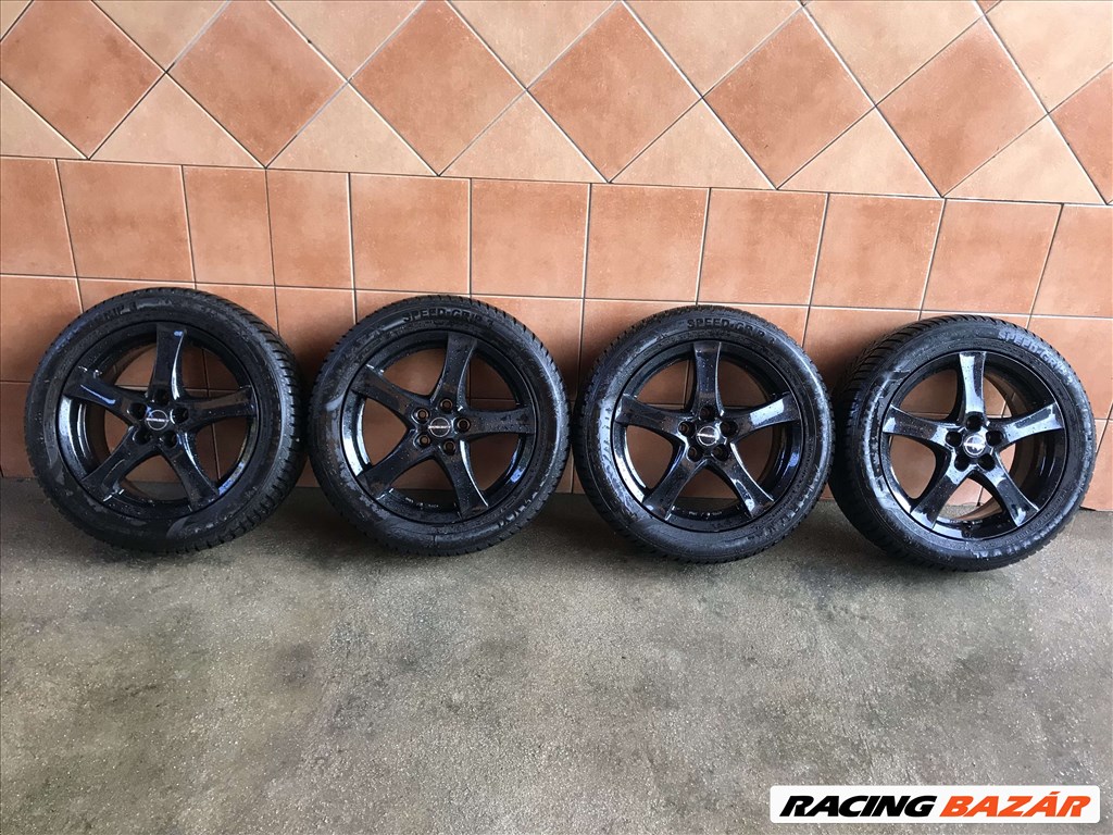  BORBET 17" ALUFELNI 5X110 TÉLI ÚJSZERŰ 215/55R17 GUMIKKAL OLCSÓN!!!!! 1. kép