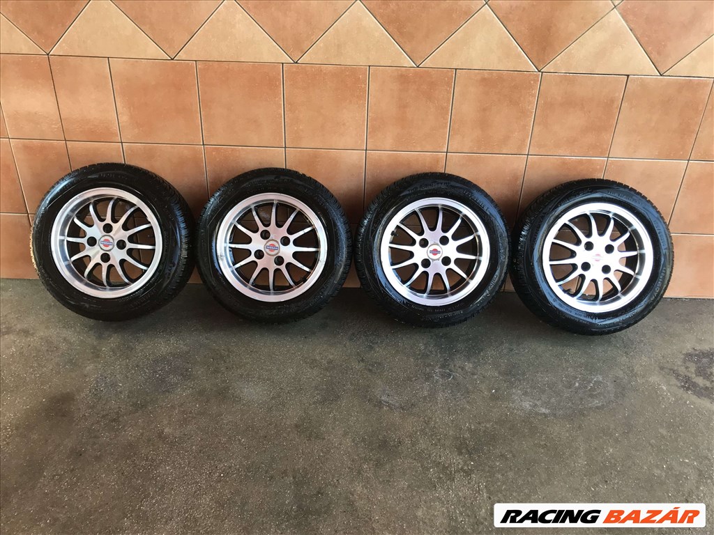  NISSAN ALMERA 14" ALUFELNI 4X100 NYÁRI 175/65R14 GUMIVAL OLCSÓN!!!! 1. kép