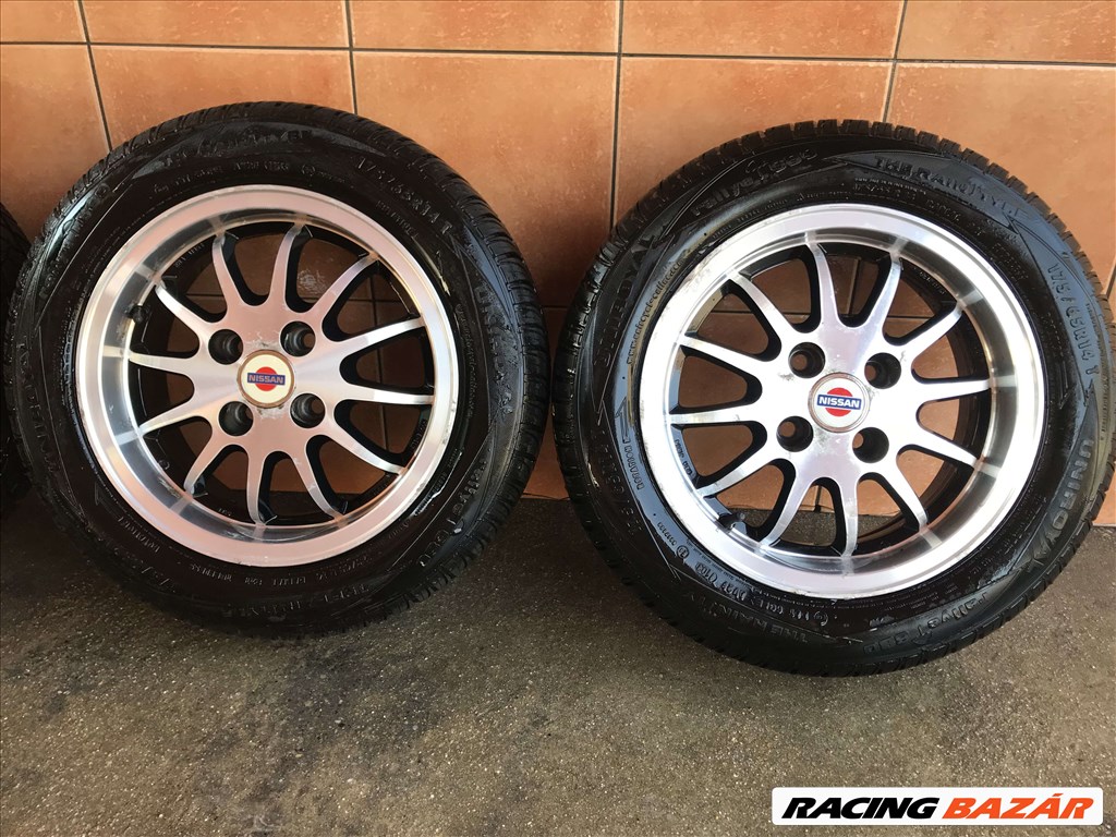  NISSAN ALMERA 14" ALUFELNI 4X100 NYÁRI 175/65R14 GUMIVAL OLCSÓN!!!! 3. kép