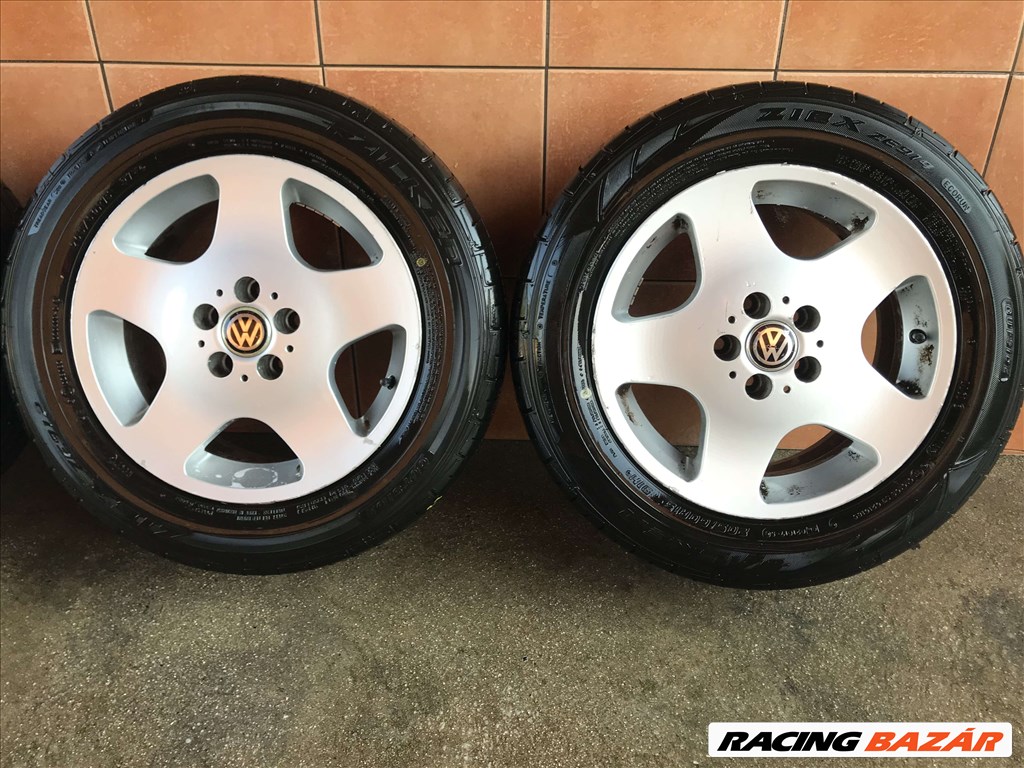 VW 15" ALUFELNI 5X100 NYÁRI 205/60R15 GUMIVAL OLCSÓN!!!! 3. kép