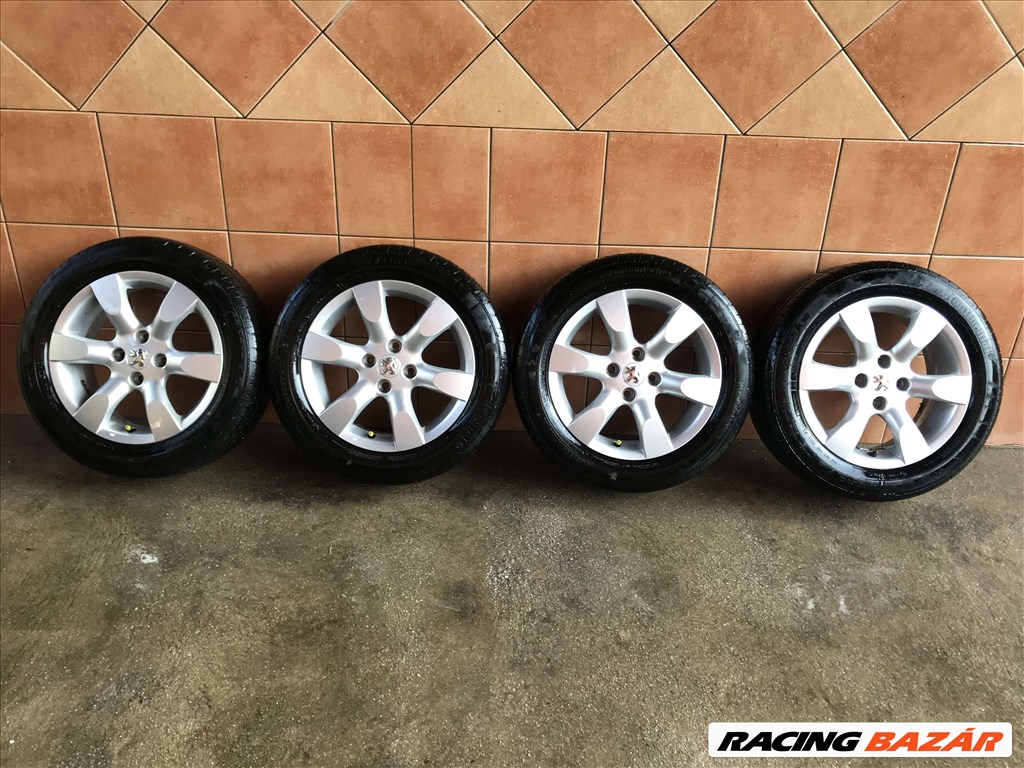  PEUGEOT 307 16" ALUFELNI 4X108 NYÁRI 205/55R16 GUMIVAL OLCSÓN!!!! 1. kép