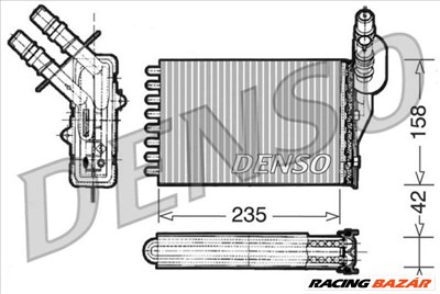 DENSO drr23001 Fűtésradiátor - RENAULT