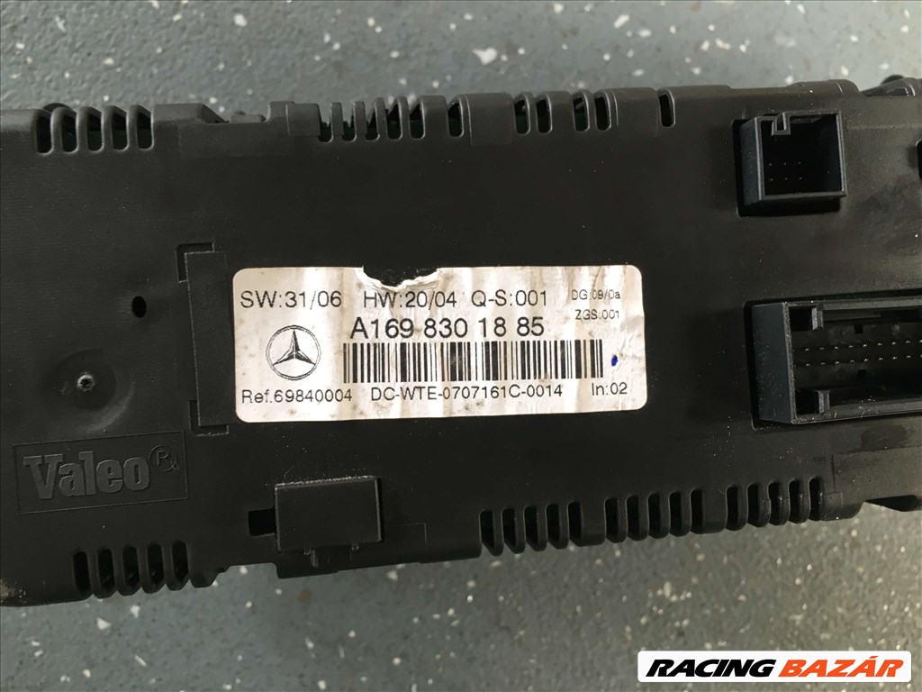 Mercedes Benz - A digit. klíma vezérlő panel W169 2. kép