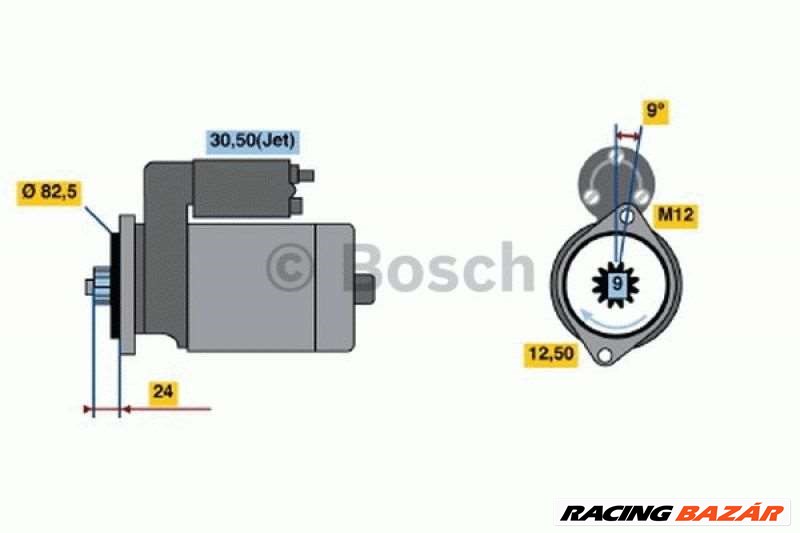 BOSCH 0 986 018 940 Önindító - VOLKSWAGEN 1. kép