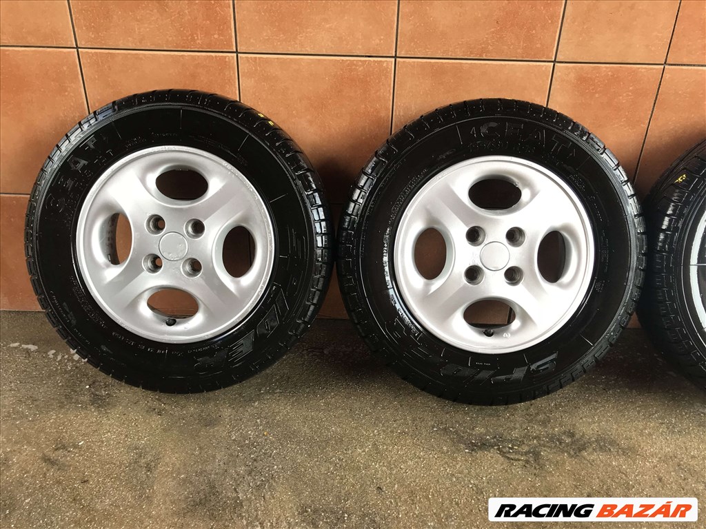  RENAULT TWINGO 13" ALUFELNI 4X100 NYÁRI 155/80R13 GUMIVAL OLCSÓN!!! 2. kép