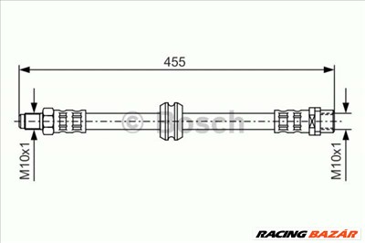 BOSCH 1987476444 Fékcső - BMW