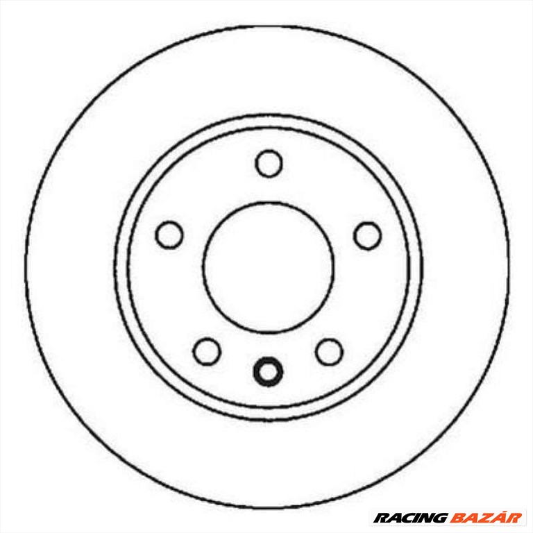 JURID 562053JC Féktárcsa - SEAT, VOLKSWAGEN, SKODA, AUDI 1. kép