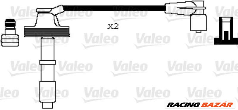 VALEO 346001 Gyújtókábel készlet - VOLVO 1. kép