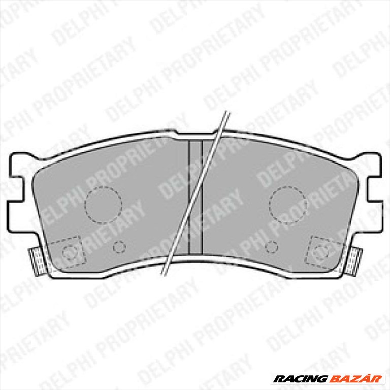 DELPHI LP1702 Fékbetét - KIA 1. kép