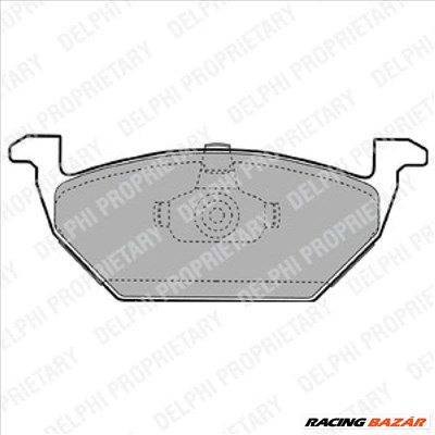 DELPHI LP1104 Fékbetét - AUDI, SKODA, VOLKSWAGEN