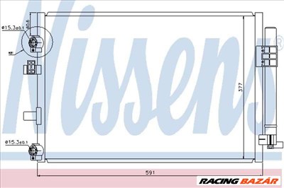 NISSENS 940182 Klímahűtő - FORD