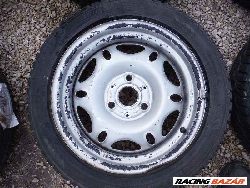  Smart fortwo 3x112 lyukosztású R15 lemezfelni,175/55 R15/145/65R15 Bridgestone téli gumi Sxx4I 3. kép