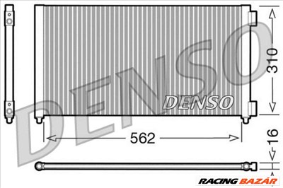 DENSO dcn09102 Klímahűtő - FIAT