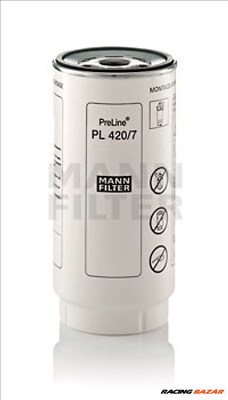 MANN-FILTER PL 420/7 X Üzemanyagszűrő - MITSUBISHI, CHEVROLET, VAUXHALL, ALFA ROMEO, FIAT, FORD, RENAULT