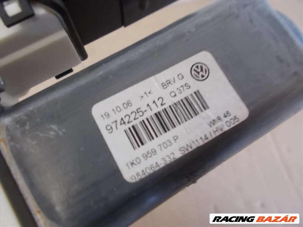 VOLKSWAGEN PASSAT 3C0 bal hátsó ablakemelő motor 2005-2011 3. kép