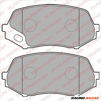 DELPHI LP2208 Fékbetét - MITSUBISHI